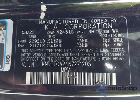 2022 Kia Seltos Sx Turbo from USA, damaged, VIN KNDETCA24N7271205